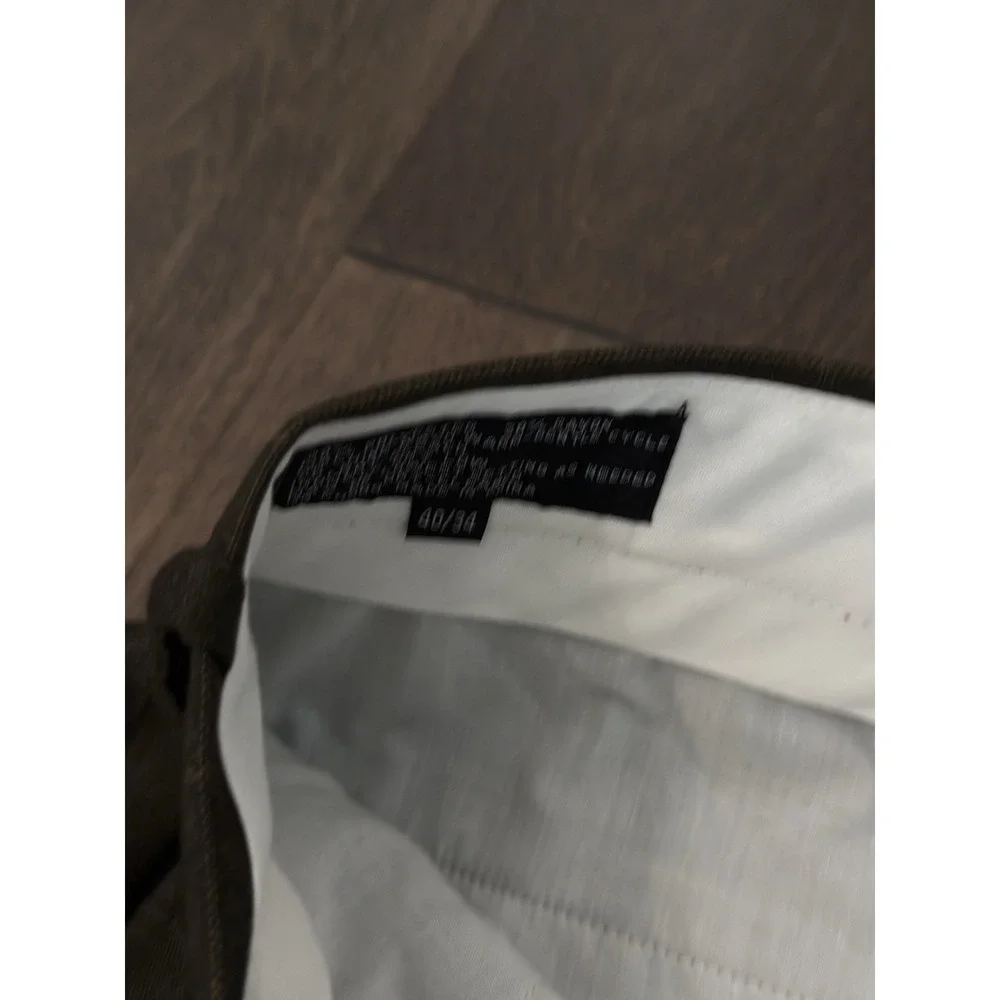 NWT Pronti Phita Mens Brown Windowpane Pleated Dress Pants Size 40X33 Cuffed